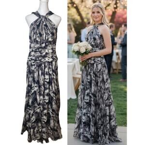 NWT TADASHI SHOJI DRESS GOWN SILK MOTHER OF THE BRIDE FORMAL EVENING WEDDING